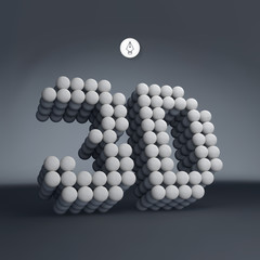 3d vector illustration. 