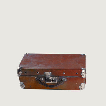 Vintage brown suitcase