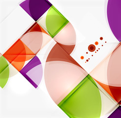 Obraz premium Semicircle triangle pattern