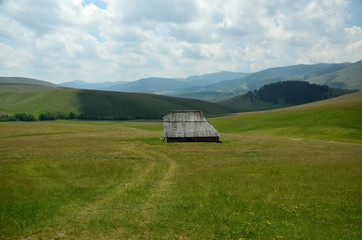 Shepard house in the mountain