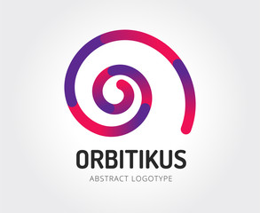 Abstract vector logo template for branding and design