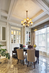 luxury lobby room interior and decoration