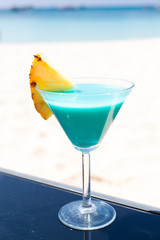 Blue Curacao cocktail