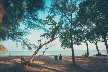 Beach Sunset Vintage Toned photos, royalty-free images, graphics