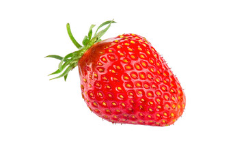 Strawberry berry isolated on white background
