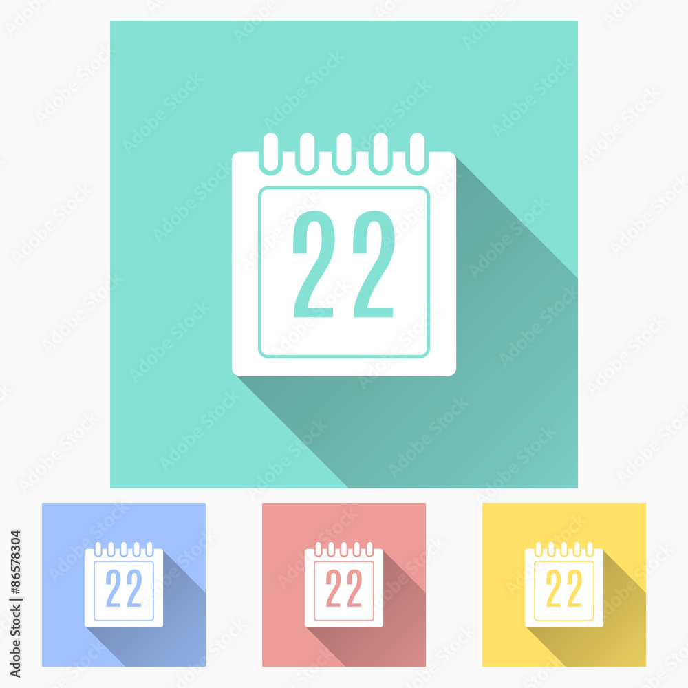 Wall mural Calendar icon