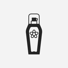 cosmetic bottles icon