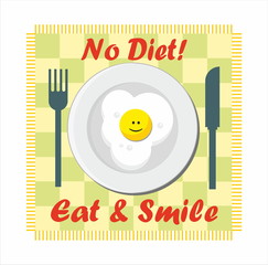 No diet - eat & smile 