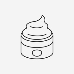 cosmetic bottles line icon