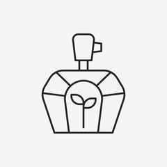 perfume line icon