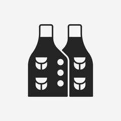 Fisherman vest icon