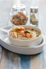 rice porridge with shrimp