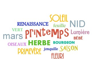 nuage de tags,"saison printemps"