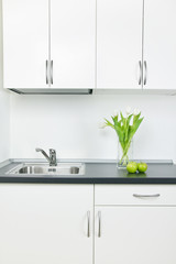 Fresh spring kitchen interior