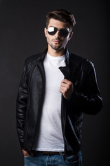 Fototapeta premium Trendy handsome. 