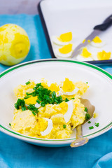 potato salad with eggs