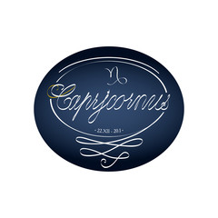 Capricornus, the sign of the zodiac