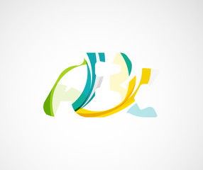 Fototapeta premium Abc company logo. Vector illustration.