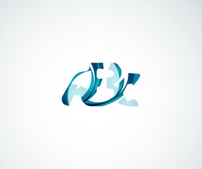 Abc company logo. Vector illustration.