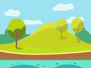 Fototapeta premium Game Background Vector Seamless