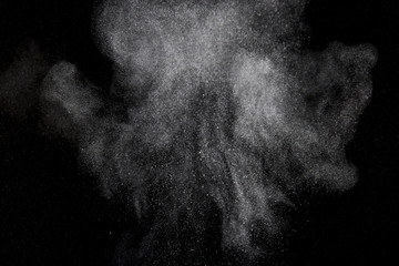 Abstract design of powder cloud