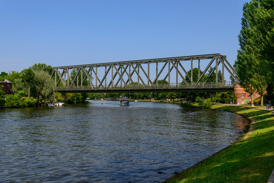 Eisenbahnbrücke über die Havel bei Caputh