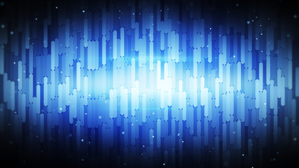 abstract sequences blue background