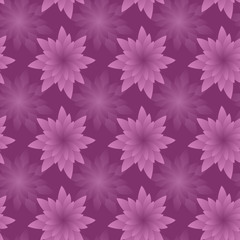 Fototapeta na wymiar Seamless abstract floral pattern. Vector illustation, using a clipping mask