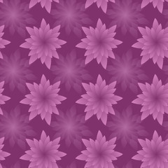 Seamless abstract floral pattern. Vector illustation, using a clipping mask