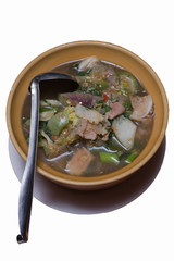 Dill Soup with pork.