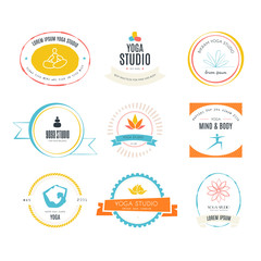 Yoga Logotypes Collection.