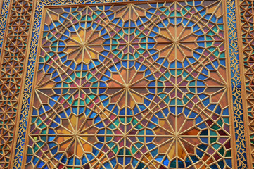 Turkic ornament background