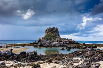 伊平屋島の海岸線
