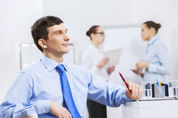 Fototapeta premium Working in partnership