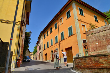 Fototapeta premium San Miniato, Toscana. Palazzi, piazze e monumenti