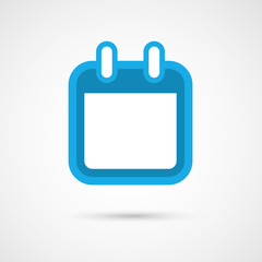 Vector Calendar Icon - blank