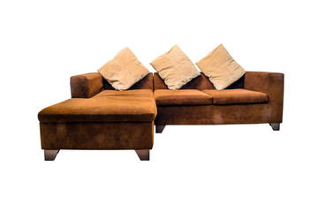 sofa furniture on white background