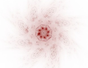 Fototapeta premium fractal radial pattern on the subject of science, technology and design