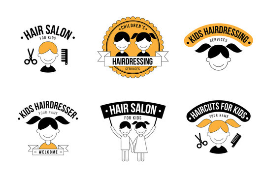 Kids Hairdresser Logo