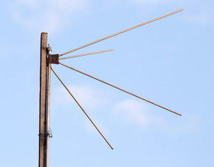 Fototapeta premium antenna on a background of blue sky
