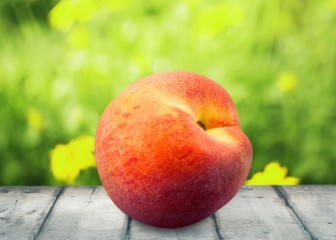 Peach, Breakfast, Large.