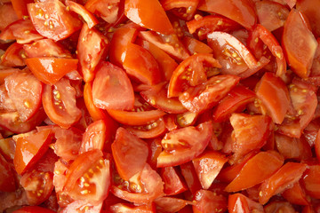 Sliced tomatoes
