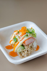 Salmon roll sushi