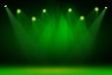 Green stage background