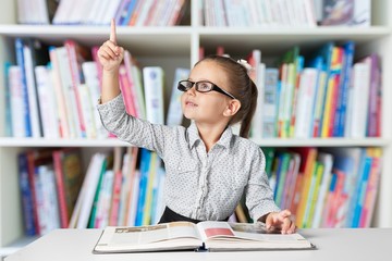 School, child, book.