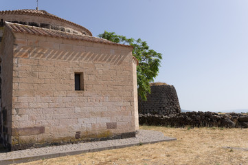 Nuraghe and church