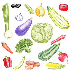 food vector elements