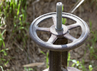 valve on the water pipe