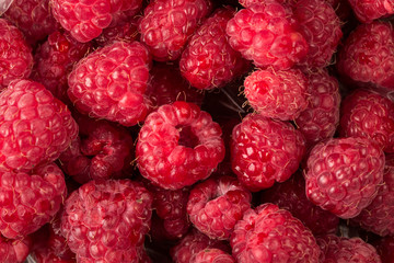 Raspberry fruit background