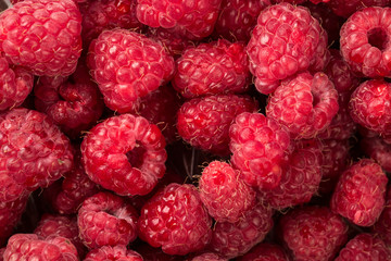 Raspberry fruit background